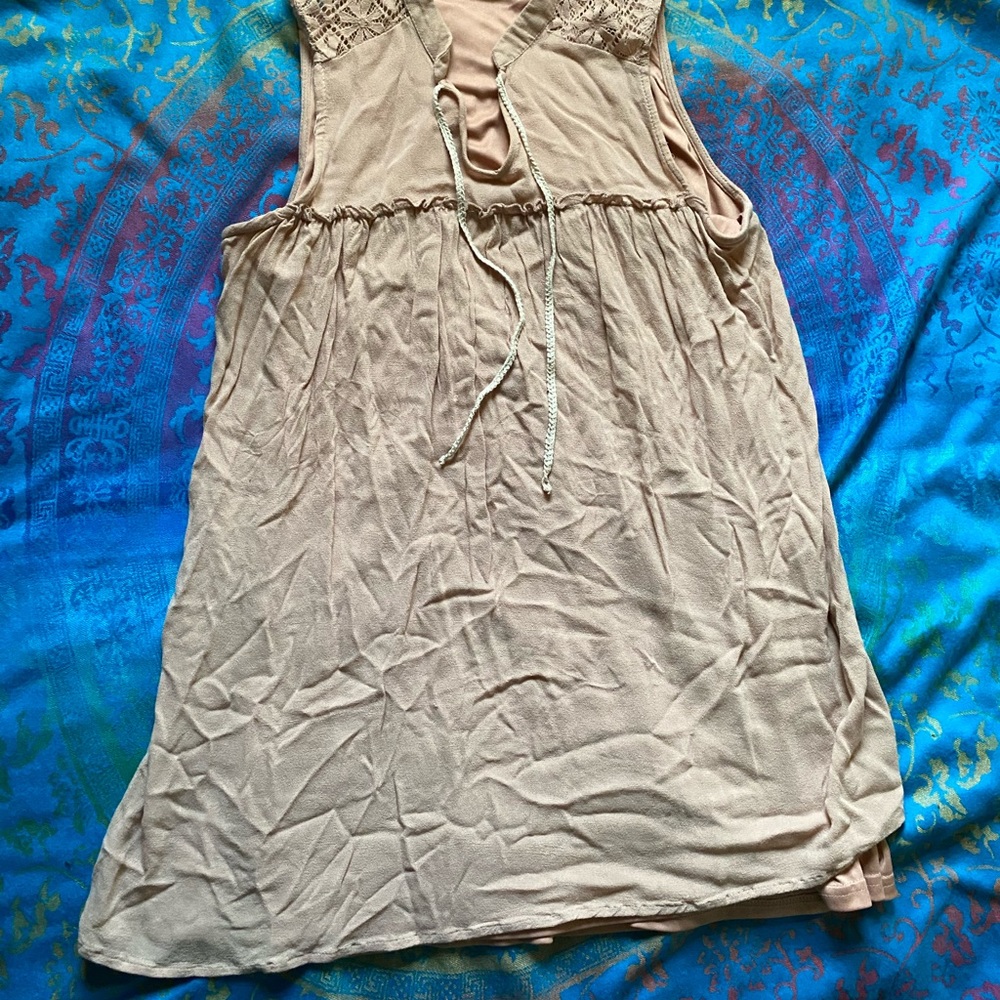 Pink/Blush Flowy Dress - Picture 2 of 3